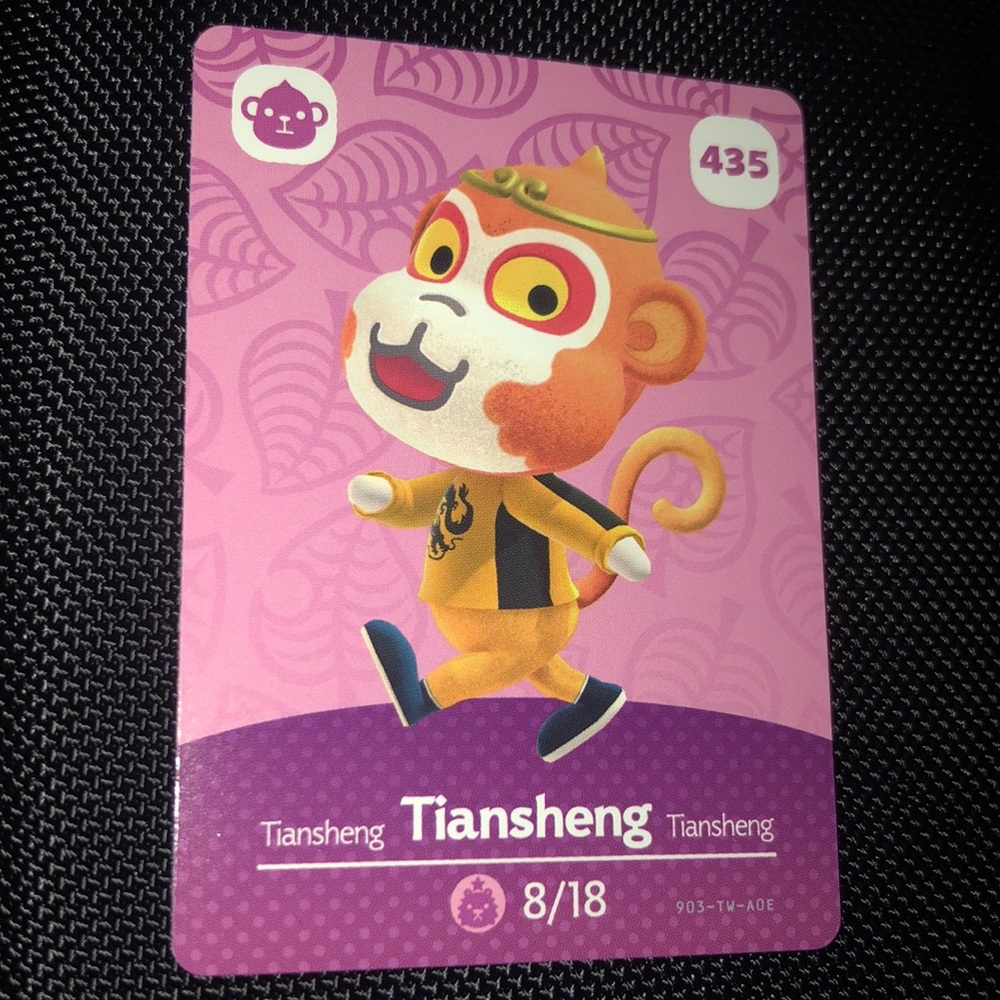 Animal Crossing amiibo - Tiansheng - card 435